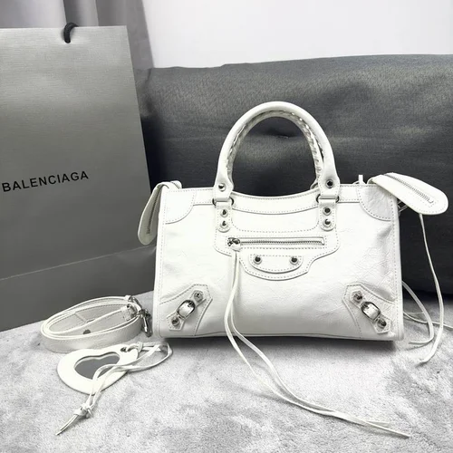 Balenciaga Le Cagole Medium Shoulder Bag Original Studded Leather