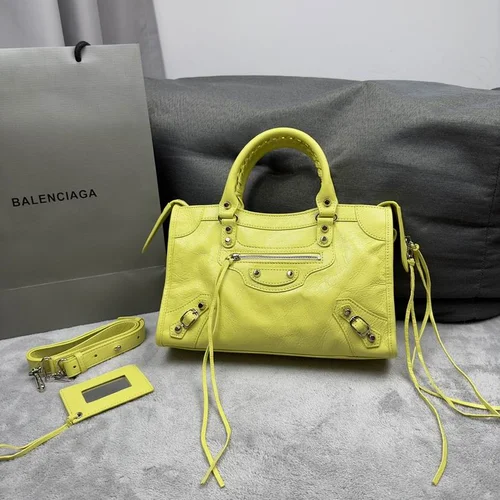 Balenciaga Le Cagole Medium Shoulder Bag Original Studded Leather