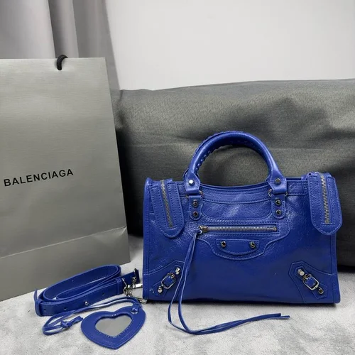 Balenciaga Le Cagole Medium Shoulder Bag Original Studded Leather