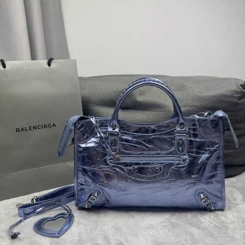 Balenciaga Le Cagole Medium Shoulder Bag Original Studded Leather