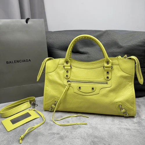 Balenciaga Le Cagole Medium Shoulder Bag Original Studded Leather