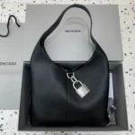 Balenciaga Locker Large Tote Bag Women Luxury Canvas Leather