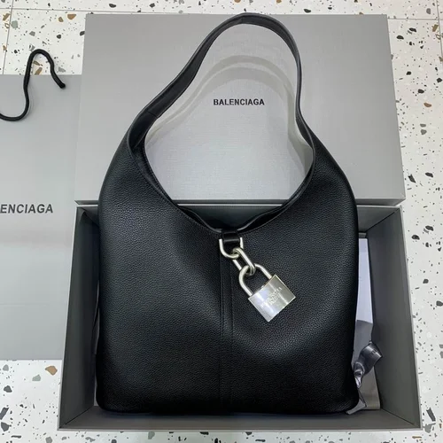 Balenciaga Locker Large Tote Bag Women Luxury Canvas Leather