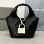 Balenciaga Locker Large Tote Bag Women Luxury Canvas Leather