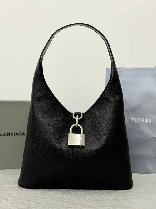 Balenciaga Locker Large Tote Bag Women Luxury Canvas Leather
