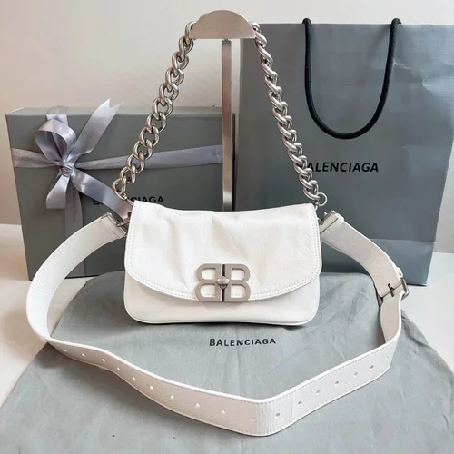 Balenciaga Soft Hourglass Bag Original Women Luxury Leather