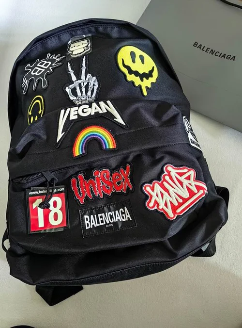 Balenciaga Authentic Leather Backpack Original Edition Luxury Bag