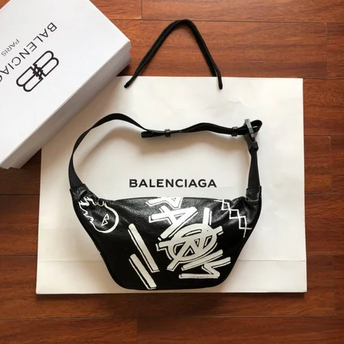 Balenciaga Original Waist Bag Authentic Leather Belt Bag