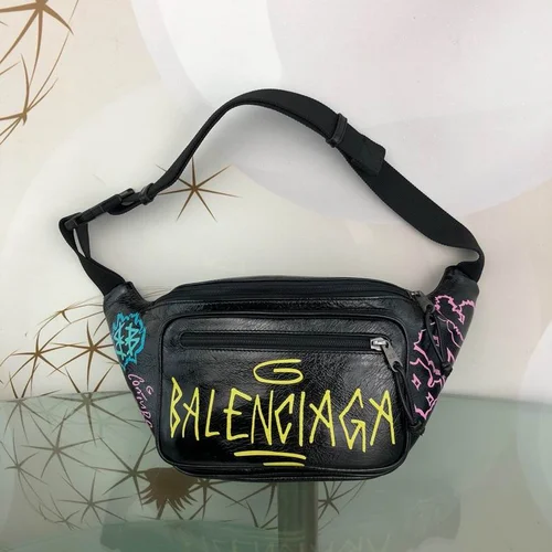 Balenciaga Original Waist Bag Authentic Leather Belt Bag