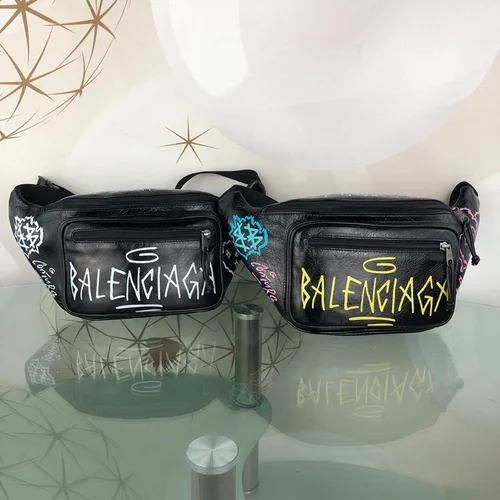 Balenciaga Original Waist Bag Authentic Leather Belt Bag