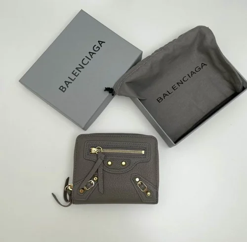 Balenciaga Long Wallet Original Women Luxury Leather