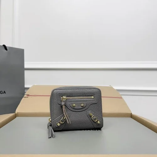 Balenciaga Long Wallet Original Women Luxury Leather