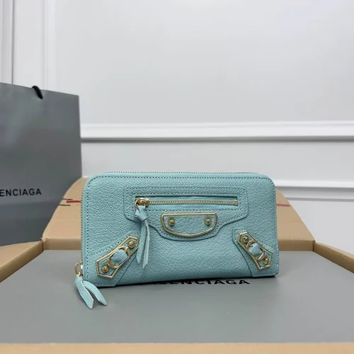 Balenciaga Long Wallet Original Women Luxury Leather