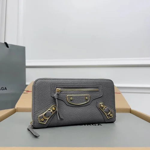 Balenciaga Long Wallet Original Women Luxury Leather