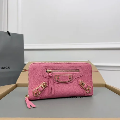 Balenciaga Long Wallet Original Women Luxury Leather