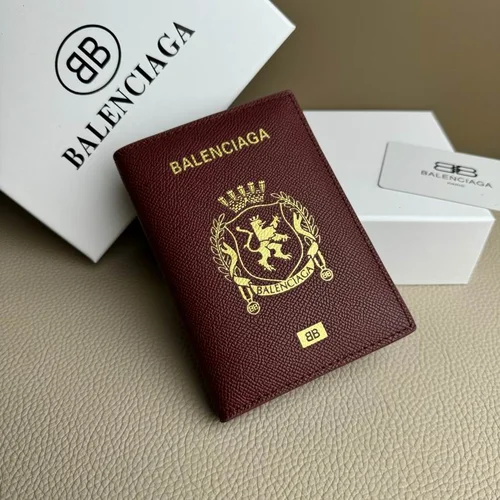 Balenciaga Long Wallet Original Women Luxury Leather