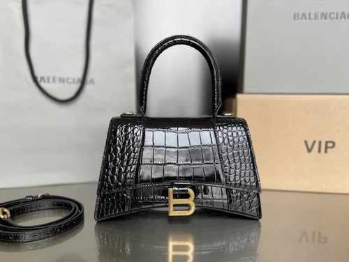 Balenciaga Hourglass Small Top Handle Bag Women Luxury Iconic