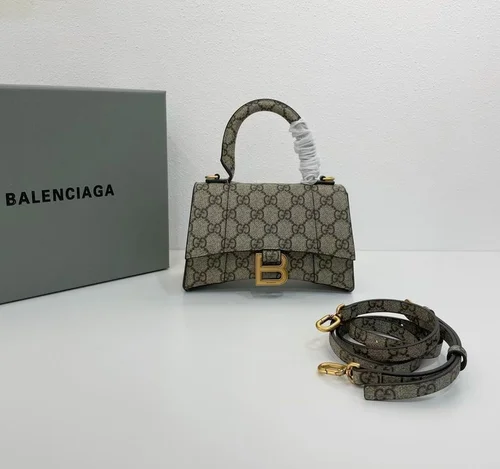 Balenciaga Hourglass Small Top Handle Bag Women Luxury Iconic