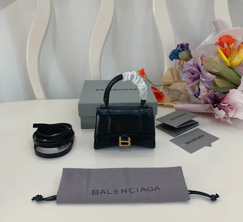 Balenciaga Hourglass Small Top Handle Bag Women Luxury Iconic