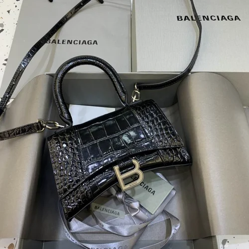 Balenciaga Hourglass Small Top Handle Bag Women Luxury Iconic