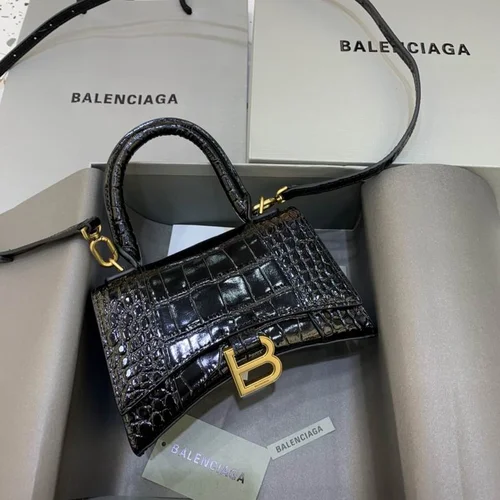 Balenciaga Hourglass Small Top Handle Bag Women Luxury Iconic