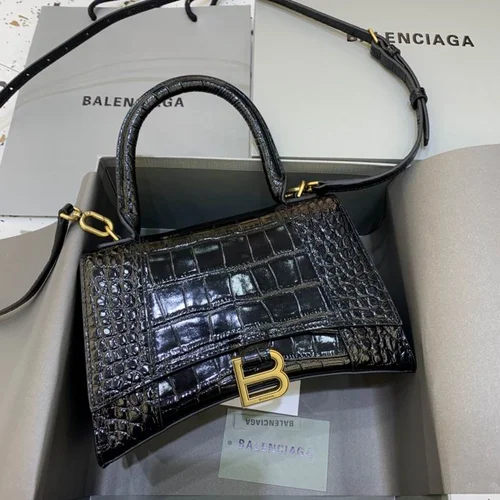 Balenciaga Hourglass Small Top Handle Bag Women Luxury Iconic