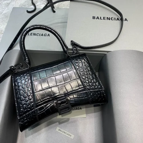 Balenciaga Hourglass Small Top Handle Bag Women Luxury Iconic