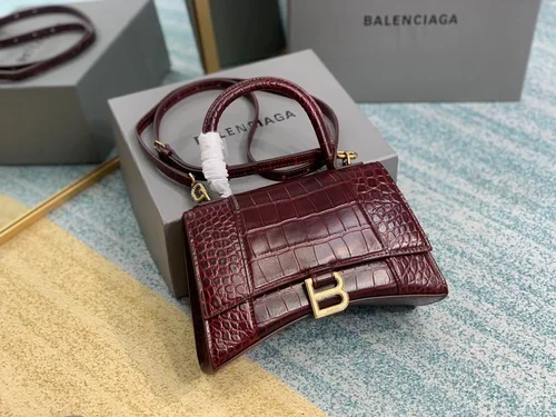 Balenciaga Hourglass Small Top Handle Bag Women Luxury Iconic