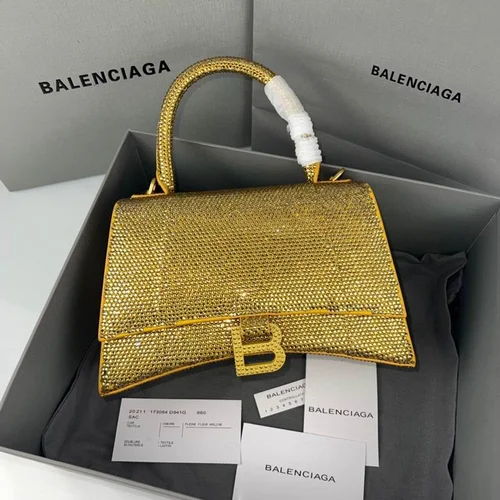 Balenciaga Hourglass Small Top Handle Bag Women Luxury Iconic