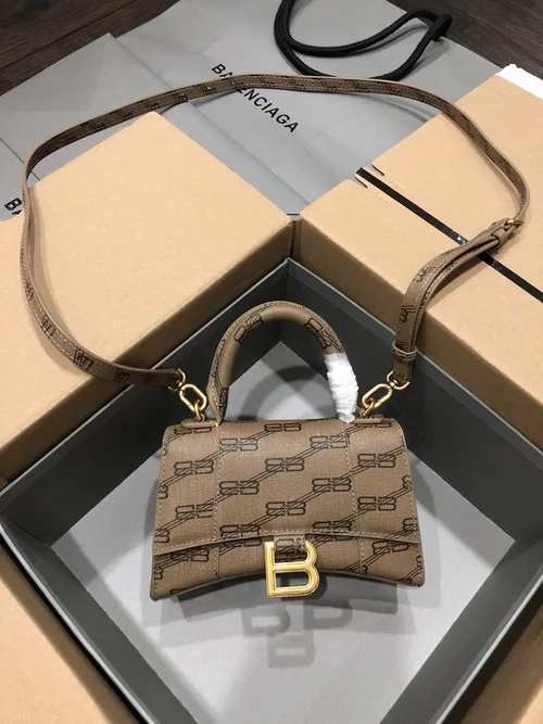 Balenciaga Hourglass Small Top Handle Bag Women Luxury Iconic