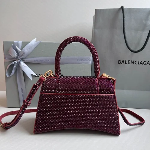 Balenciaga Hourglass Small Top Handle Bag Women Luxury Iconic
