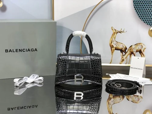 Balenciaga Hourglass Small Top Handle Bag Women Luxury Iconic