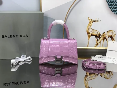 Balenciaga Hourglass Small Top Handle Bag Women Luxury Iconic