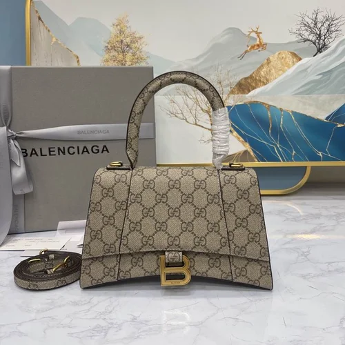 Balenciaga Hourglass Small Top Handle Bag Women Luxury Iconic