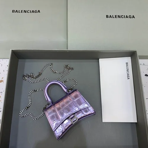 Balenciaga Hourglass Small Top Handle Bag Women Luxury Iconic