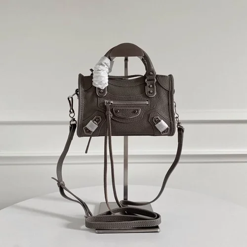 Balenciaga Le Cagole Medium Shoulder Bag Original Studded Leather