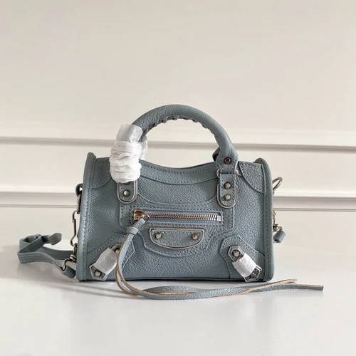 Balenciaga Le Cagole Medium Shoulder Bag Original Studded Leather