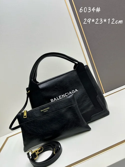 11 Balenciaga Cabas Large Tote Bag Women Luxury Canvas Leather