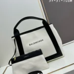 11 Balenciaga Cabas Large Tote Bag Women Luxury Canvas Leather