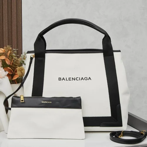 11 Balenciaga Cabas Large Tote Bag Women Luxury Canvas Leather