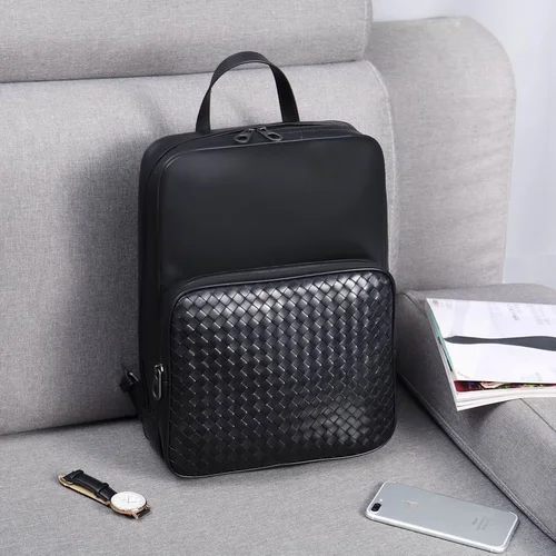 Bottega Veneta Original Backpack Women Men Luxury Woven Leather