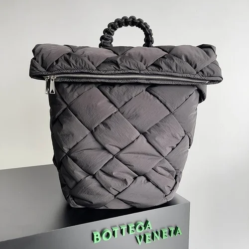 Bottega Veneta Original Backpack Women Men Luxury Woven Leather