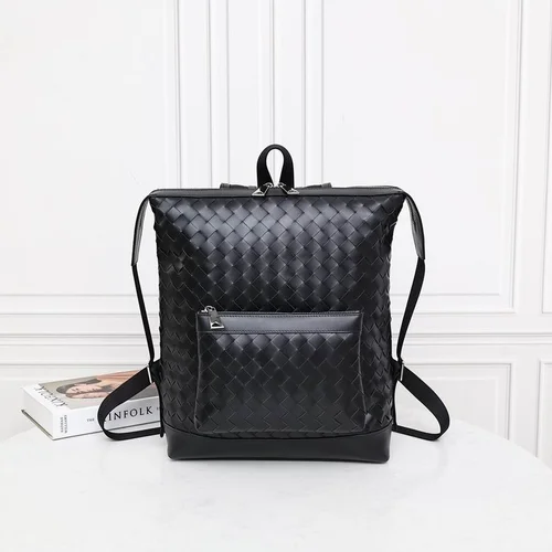 Bottega Veneta Original Backpack Women Men Luxury Woven Leather