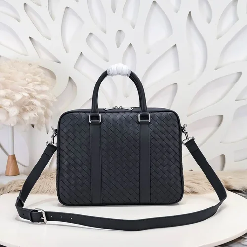 11 Bottega Veneta Men's Briefcase Luxury Leather Business Bag