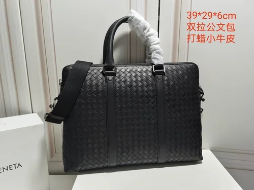 11 Bottega Veneta Men's Briefcase Luxury Leather Business Bag