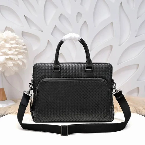 11 Bottega Veneta Men's Briefcase Luxury Leather Business Bag