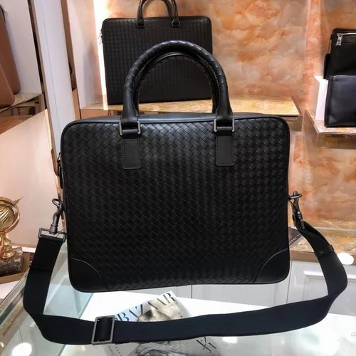 11 Bottega Veneta Men's Briefcase Luxury Leather Business Bag
