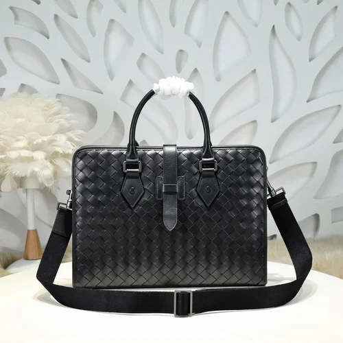 11 Bottega Veneta Men's Briefcase Luxury Leather Business Bag