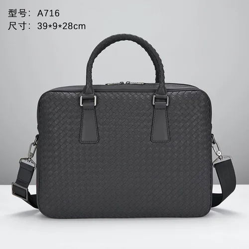 11 Bottega Veneta Men's Briefcase Luxury Leather Business Bag
