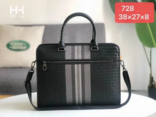 11 Bottega Veneta Men's Briefcase Luxury Leather Business Bag